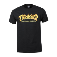 Thrasher T-Shirt Fire Logo Black L
