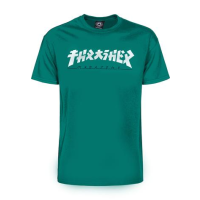 Thrasher T-Shirt Godzilla Jade L