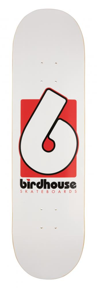 Birdhouse Deck Logo White 32.125" x  8,5"