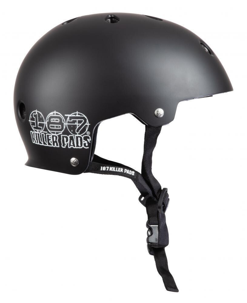 187 KILLER PADS Helmet Certified Matte Black Y/XS 18.8 - 21.25 in