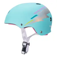 Triple 8 Helmet The Certified Sweatsaver Teal Hologram S/M