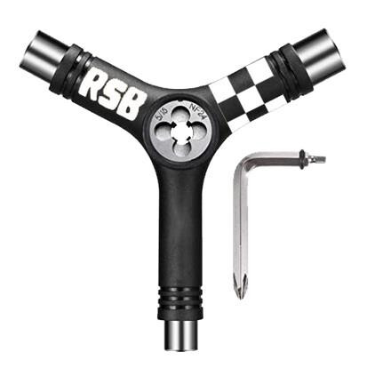Rock Star Bearings Skateboard Tool Y-Tool inklusive Gewindeschneider