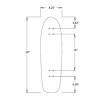 Bold Blank Deck Shape29 A01 8.25" WB13.75"