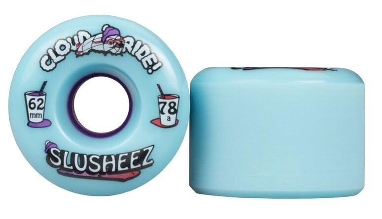 Cloud Ride Slusheez Cruiser Wheels 62mm 78A Blue