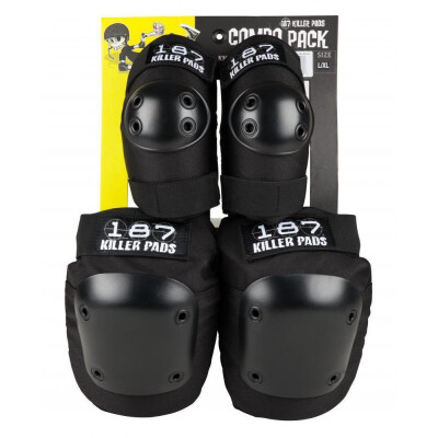 187 KILLER PADS Pad Set Combo Pack black S/M