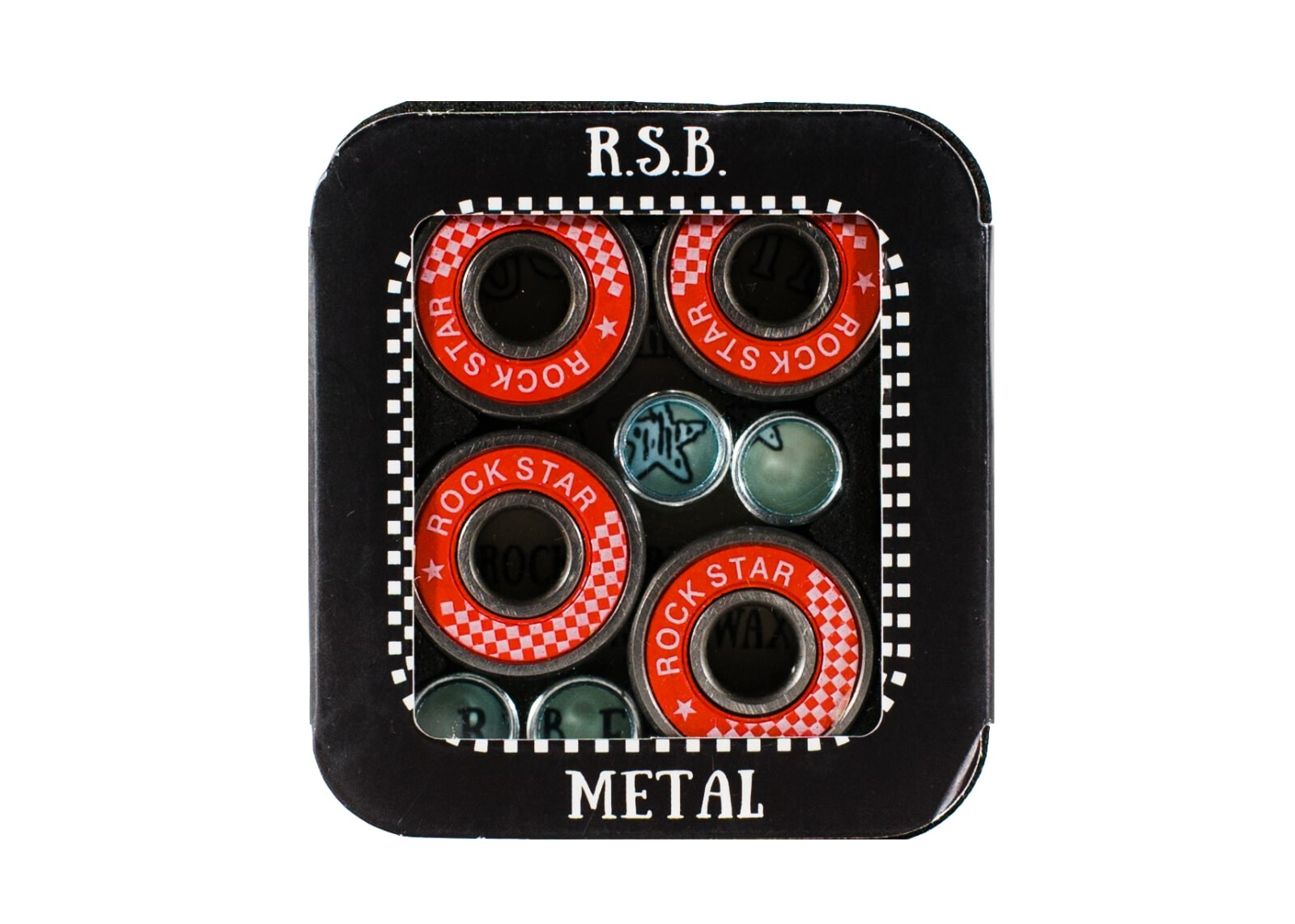 Rock Star Bearings Metal ABEC9 8-Pack