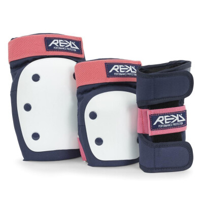 REKD Heavy Duty Triple Pad Set Blue/Pink S