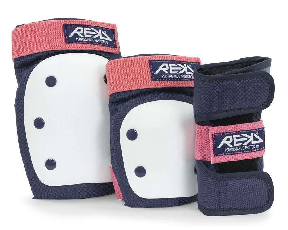 REKD Heavy Duty Triple Pad Set Blue/Pink S