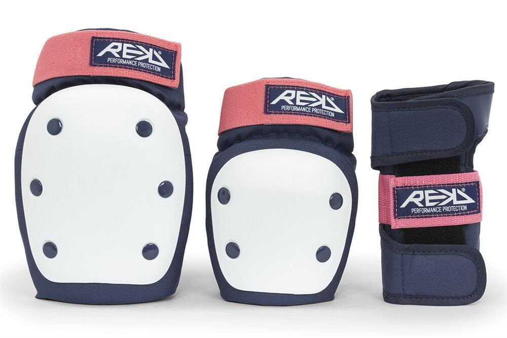 REKD Heavy Duty Triple Pad Set Blue/Pink S