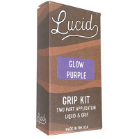 Lucid Grip GLOW Colored Clear Spray - purple