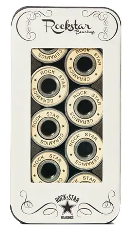 Rock Star Bearings Swiss Ceramic 16-Pack Rollerblades