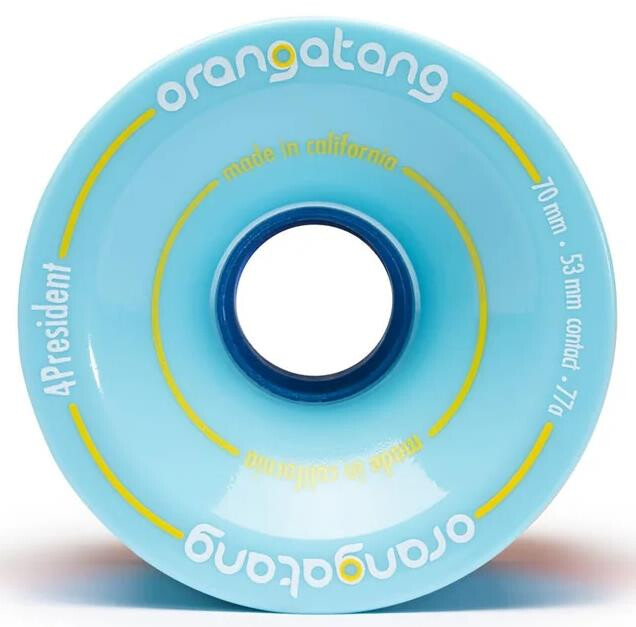 Orangatang Wheels 4 President 70mm 77a - blue