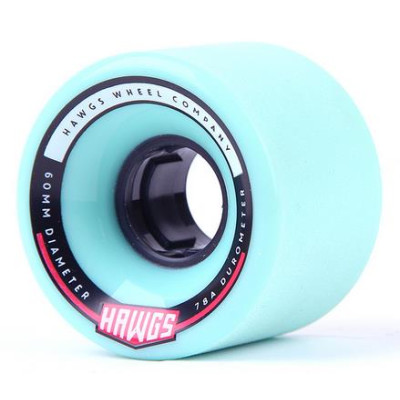 Chubby Hawgs Wheels 60mm 78A - Color : Teal