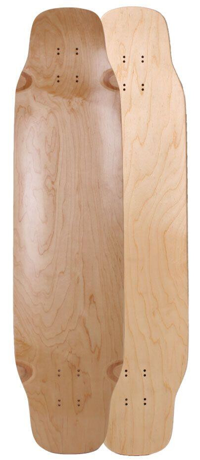 SkaReCo Deck Shape391 Double Kicktail Freeride 39"x 9,5" WB24,5" Muralraks handpainted Unikat