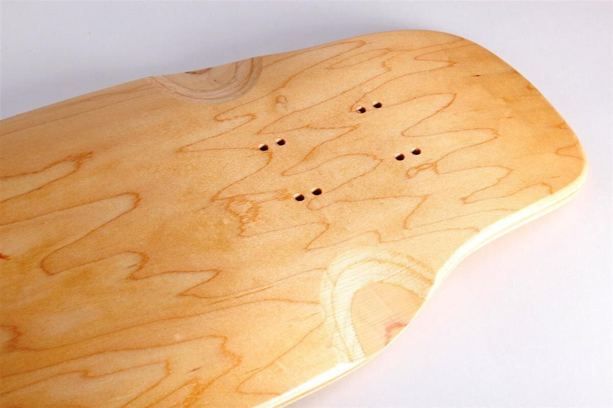 SkaReCo Deck Shape391 Double Kicktail Freeride 39"x 9,5" WB24,5" Muralraks handpainted Unikat