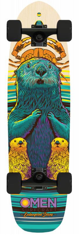 Omen Endangered Sea Otter 33" Longboard Complete 33" x 8.9" WB19"