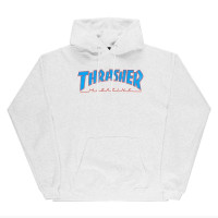 Thrasher Outlined Hoody Ash Grey Size: M 