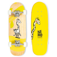 NEMO BOARDS, Soft Kinder Skateboard, Giraffe - 24.75