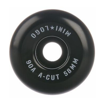 Mini Logo Wheels A-Cut 58mm/90A Hybrid black