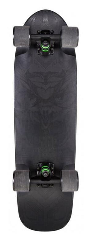 Landyachtz Complete Cruiser Dinghy Emboss -  28.5" x 8" WB14,5" Black