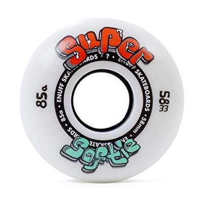 Enuff Super Softie Minilogo Wheels - 58mm 85a white