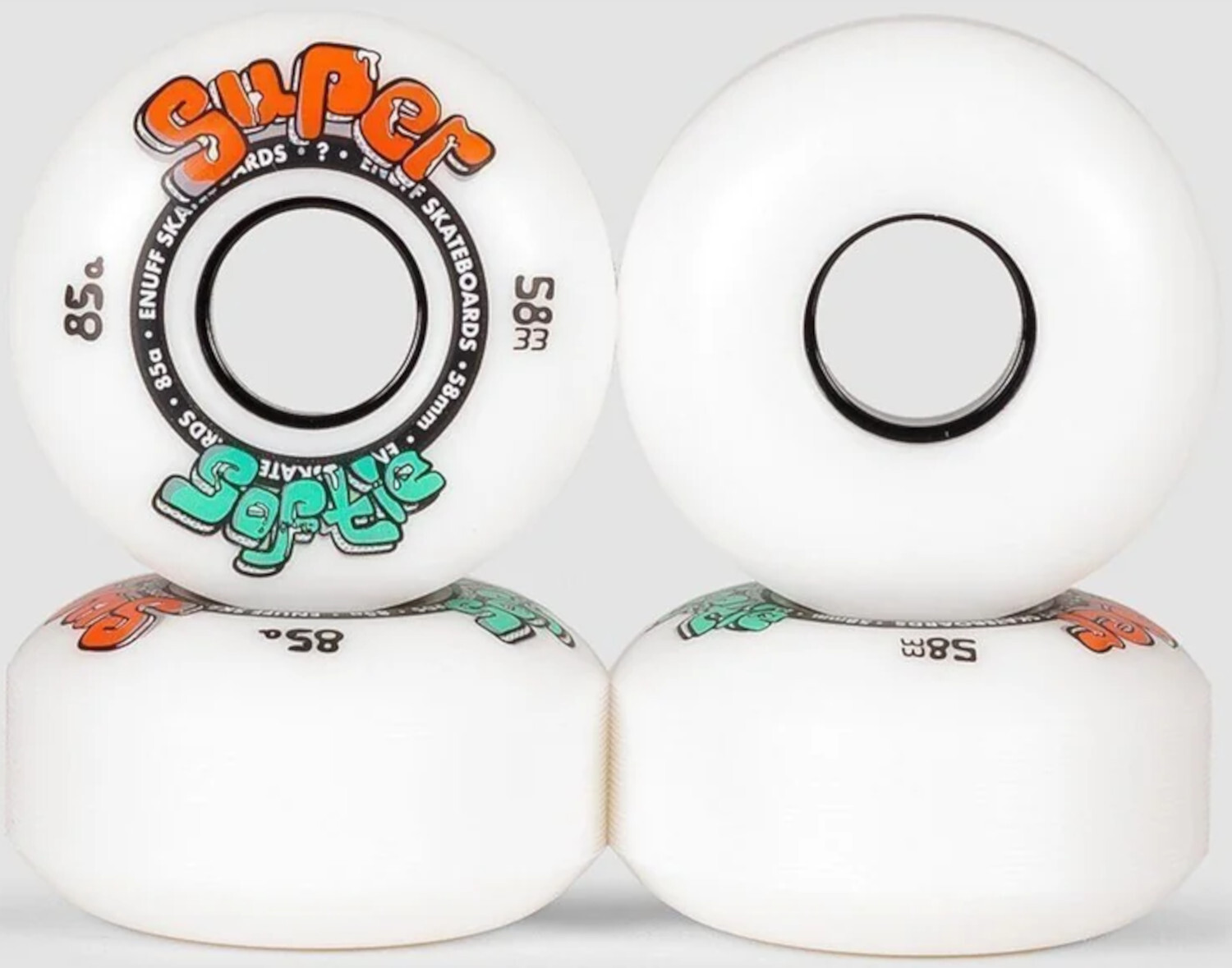 Enuff wheels Super Softie Minilogo 58mm 85a white