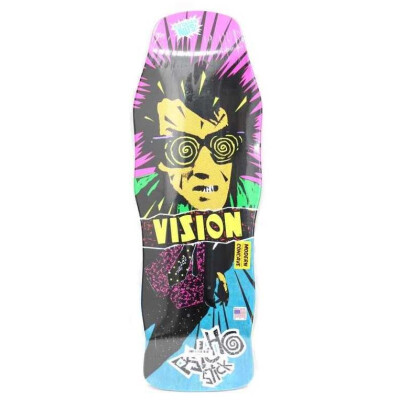 Vision Deck Psycho Stick Modern Concave 30" x 10" WB15" Turquoise stain