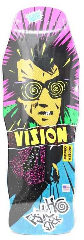 Vision Psycho Stick Modern Concave Deck 30" x 10" Turquoise