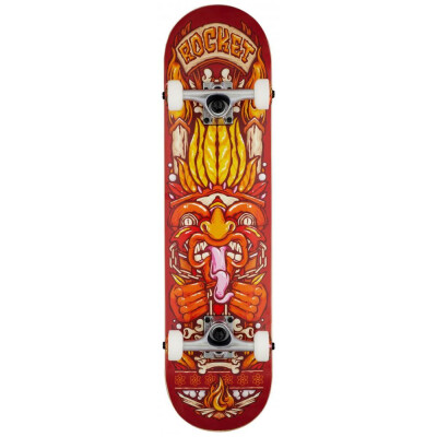 Rocket Complete Skateboard Chief Pile-up Red 7.75 x 31 WB13,375"