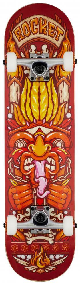 Rocket Complete Skateboard Chief Pile-up Red 7.75 x 31 WB13,375"