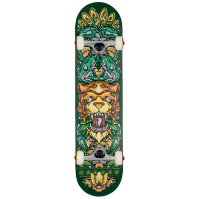 Rocket Complete Skateboard Wild Pile-up Green 7.5 x 31 WB14"
