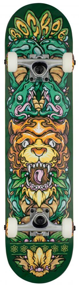 Rocket Complete Skateboard Wild Pile-up Green 7.5 x 31 WB14"