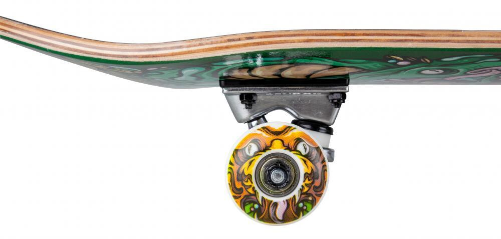Rocket Complete Skateboard Wild Pile-up Green 7.5 x 31 WB14"