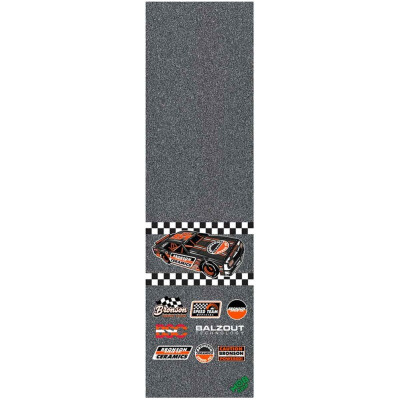 Mob Griptape Sheet 9" x 33" Bronson Racer black/orange