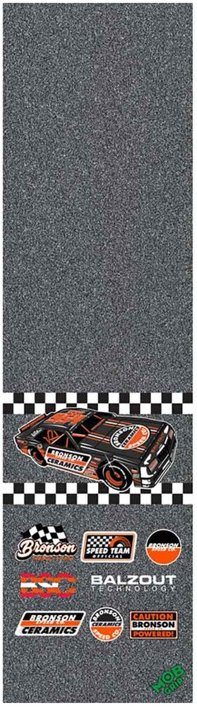 Mob Griptape Sheet 9" x 33" Bronson Racer black/orange