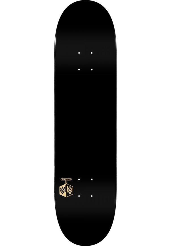 Mini Logo Deck Chevron Detonator 15  - solid black 7.5 x 28.65