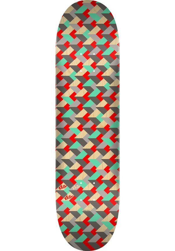 Mini Logo Deck Patterns Grate - multicolored  7.75 x 31.08 "WB13"