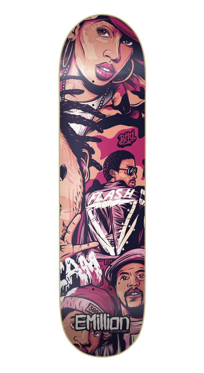 EMillion Deck Old School Flash - multicolored 8.5 x 32.125