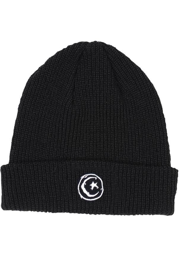 Foundation Beanie "Star & Moon" - black