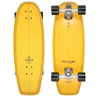 Arbor Complete Surfskate Shaper Series Tyler Warren 9.875 x 29 WB15.50 + Carver C7