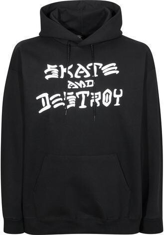 Thrasher Hoodie Skate and Destroy black