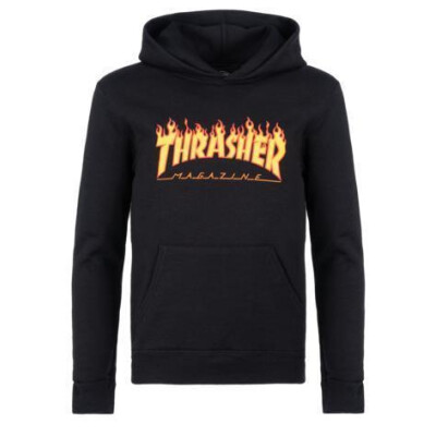 Thrasher Hoodie Kids Flame black