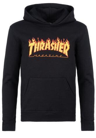 Thrasher Hoodie Kids Flame black
