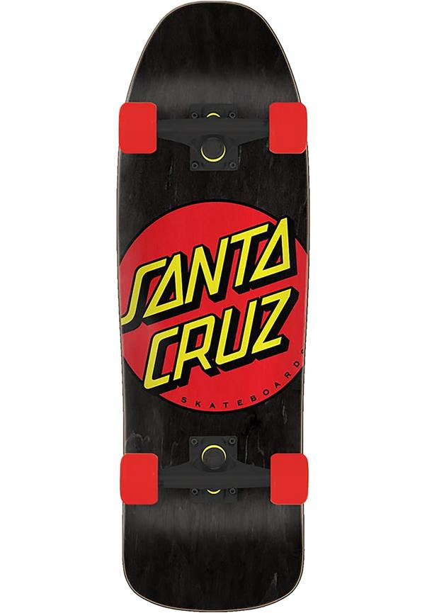 Santa-Cruz Complete Cruiser Classic Dot Street - black/red 8.79" x 29.05"