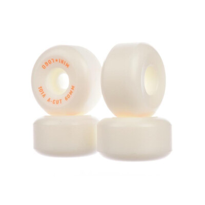Mini Logo Wheels A-Cut #3 101A - white / 52mm