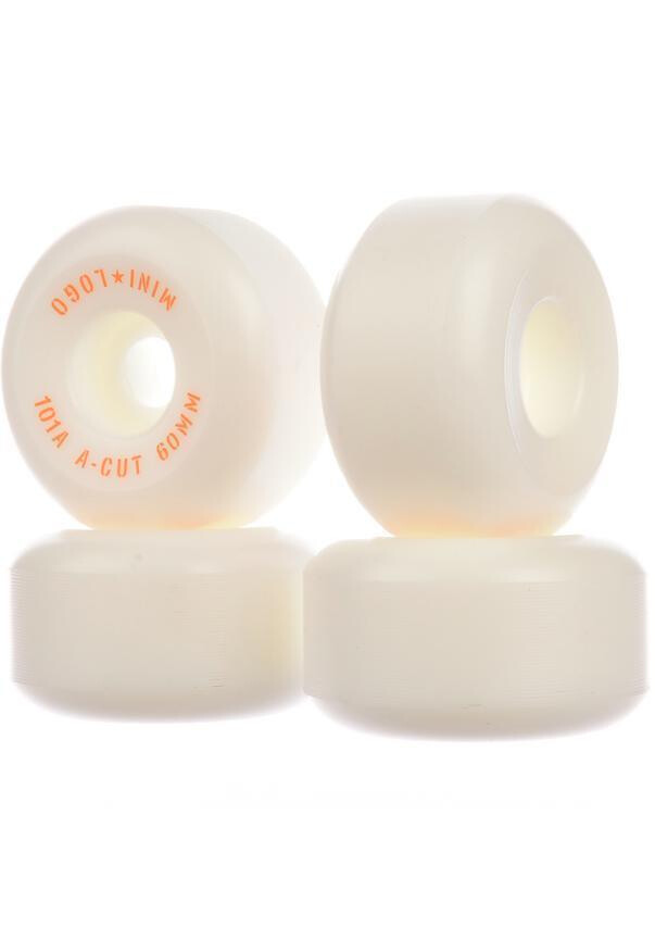 Mini Logo Wheels A-Cut #3 101A - white / 53mm