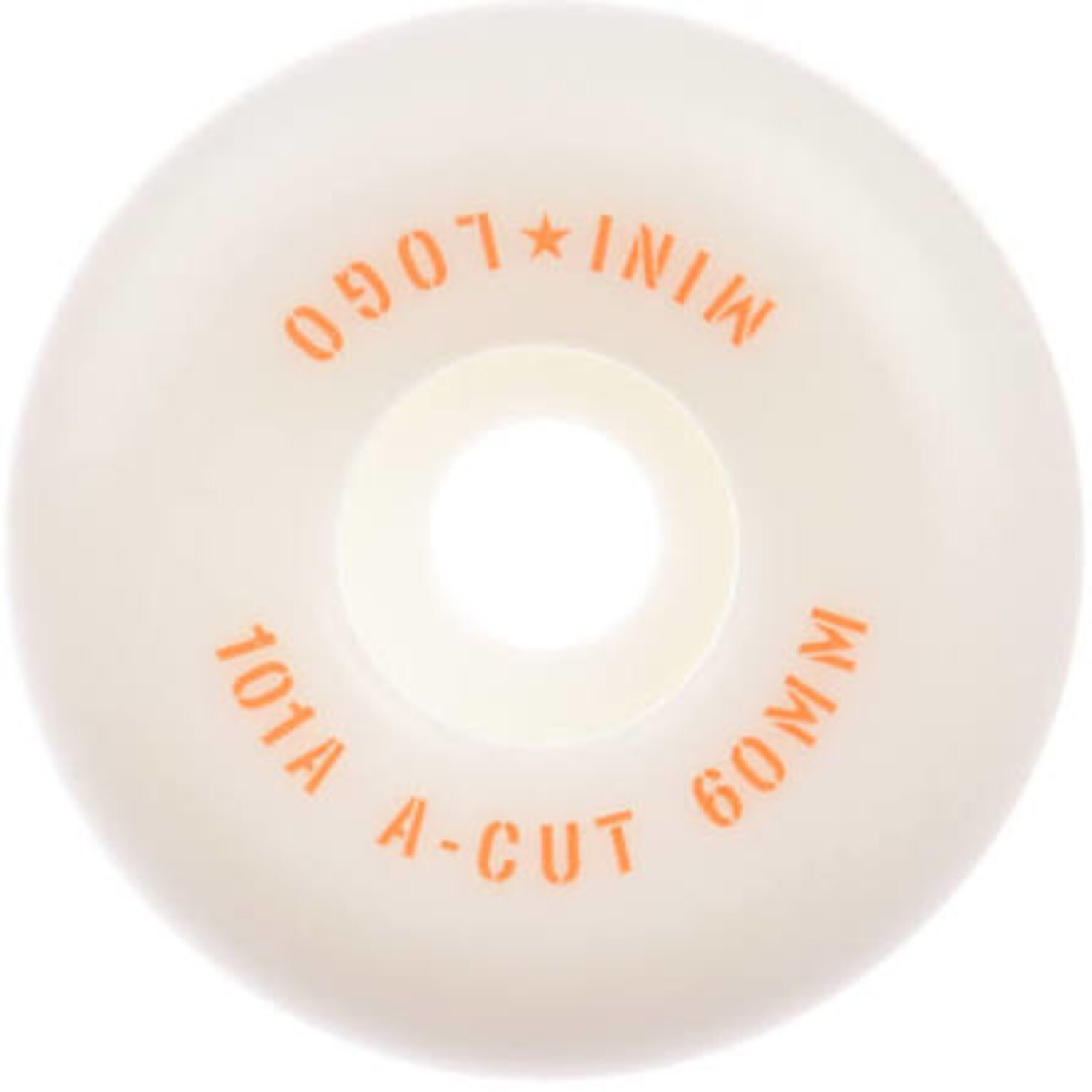 Mini Logo Wheels A-Cut #3 60mm 101A white
