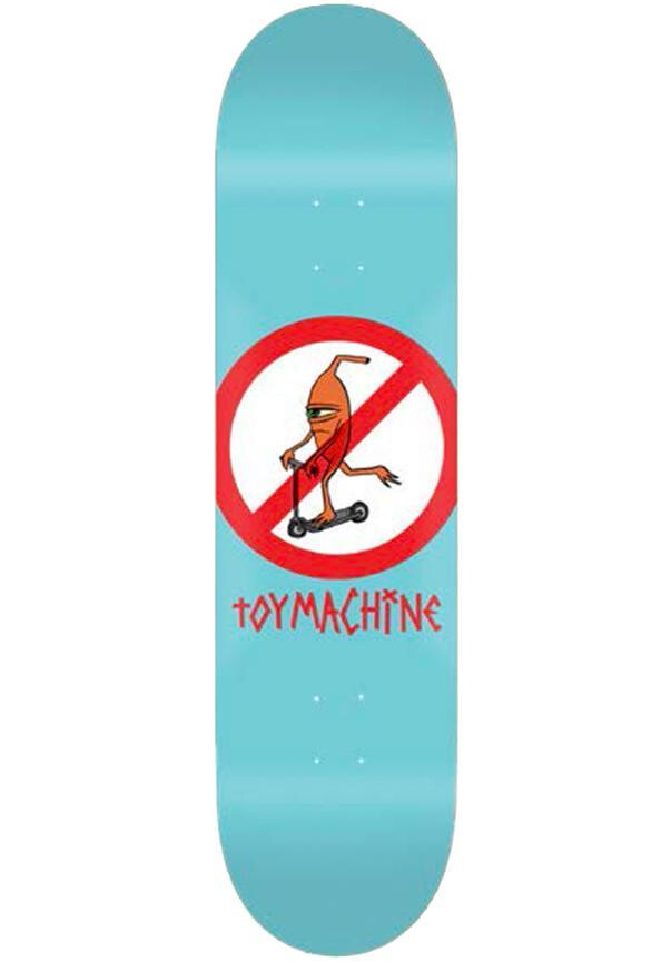Toy Machine Deck No Scooter 8.25" x 31.88"  blue