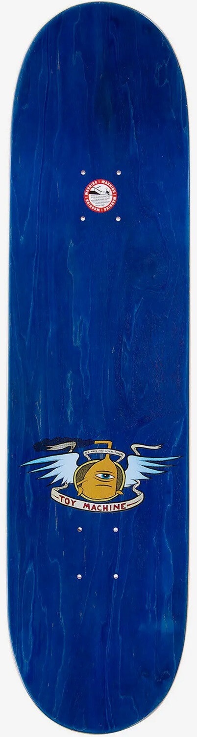 Toy Machine Deck No Scooter 8.25" x 31.88" WB14,25" blue