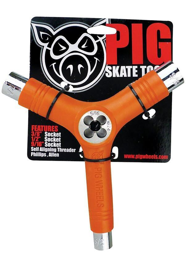 Pig Y-Tool inkl. Gewindeschneider - orange